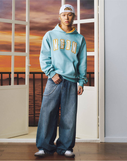 MEDM Star Hood Lining Logo Patch Hoodie | Face 3 Face