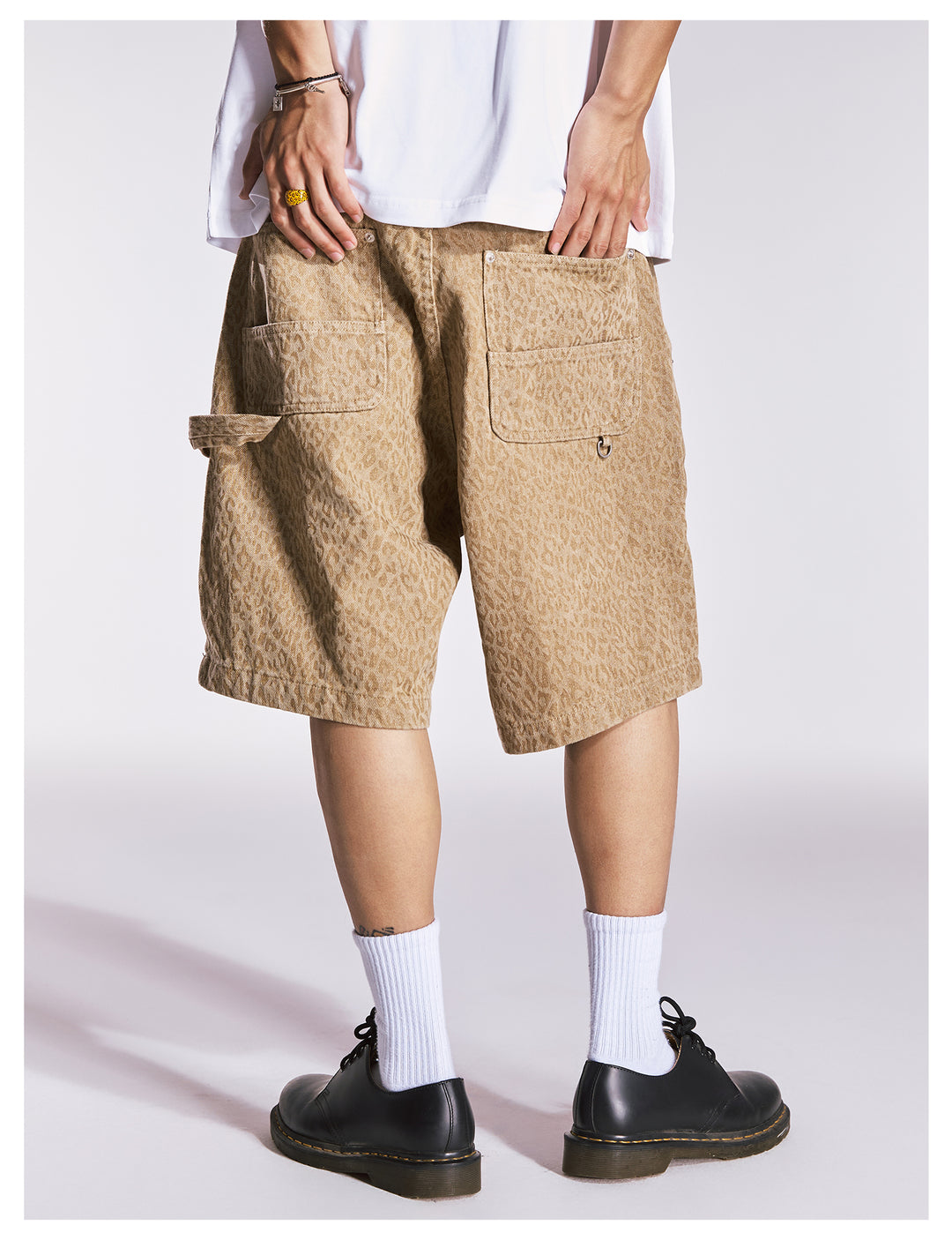 Remedy Leopard Work Painter Shorts | Face 3 Face