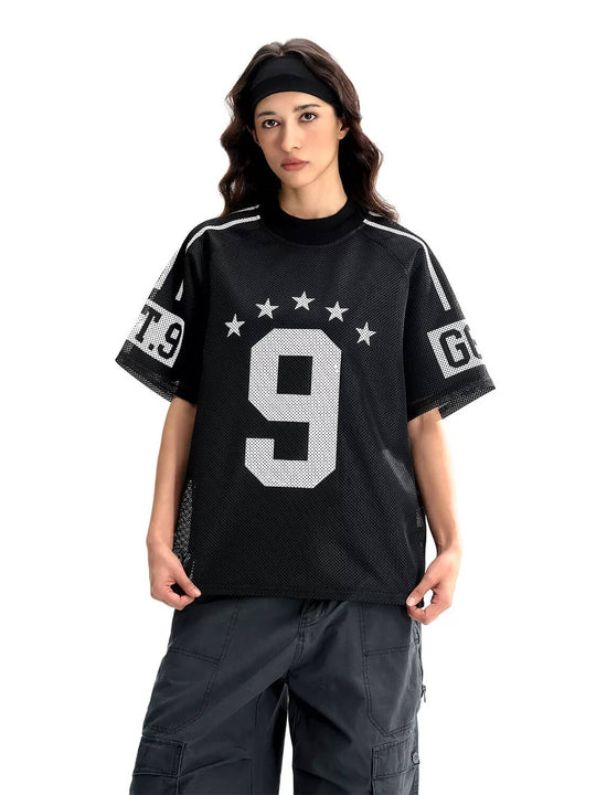 F3F Select Star Number 9 Mesh Short Sleeve Jersey | Face 3 Face