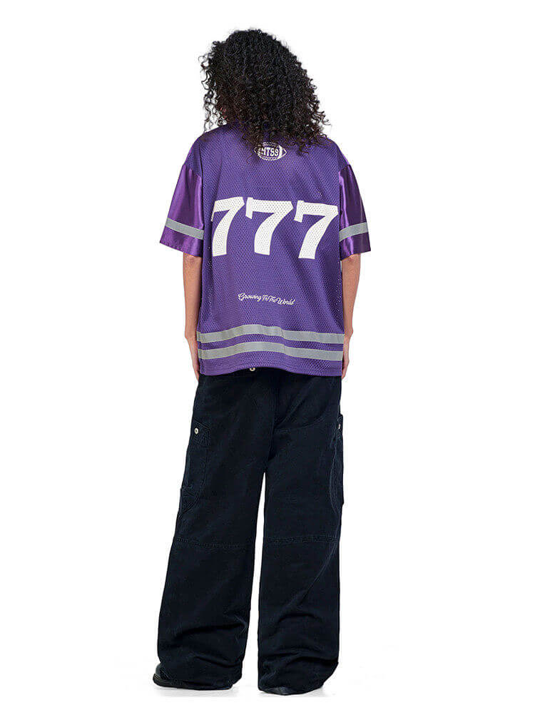 F3F Select 777 Numbering Reflective Stripe Mesh Short Sleeve Hockey Jersey | Face 3 Face