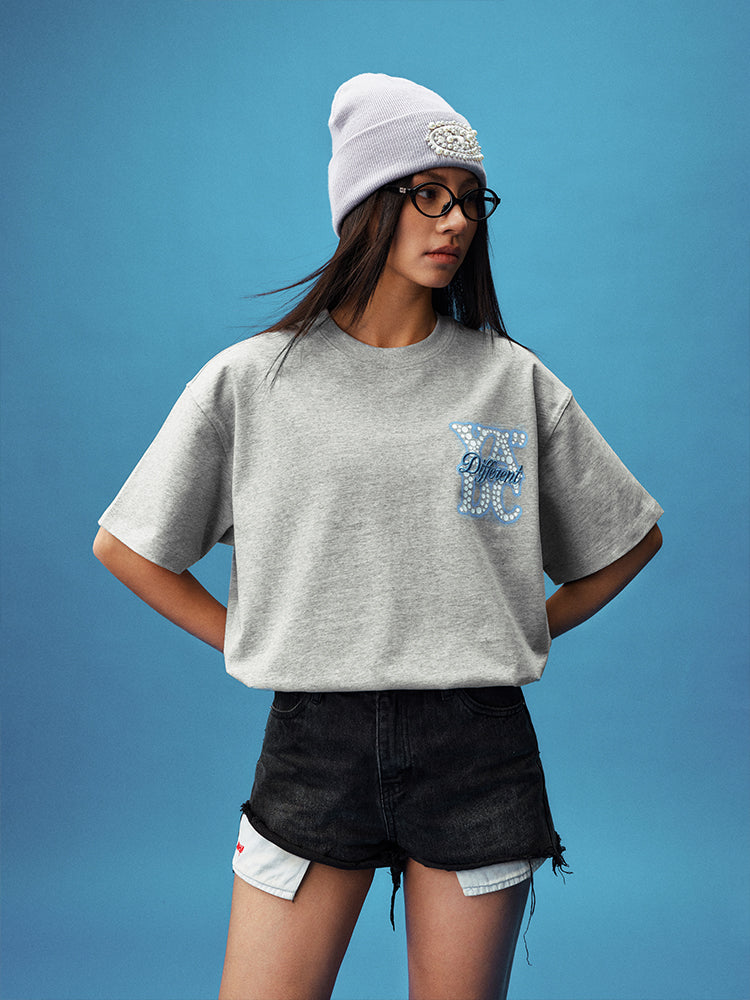 YADcrew Polka Dot YADC Logo 3D Embroidered Tee | Face 3 Face