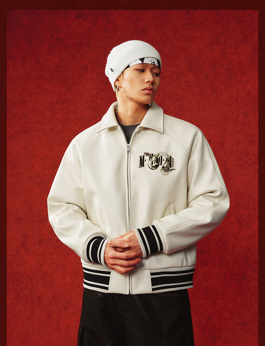 MEDM Year of the Snake Limited Edition Leather Jacket | Face 3 Face