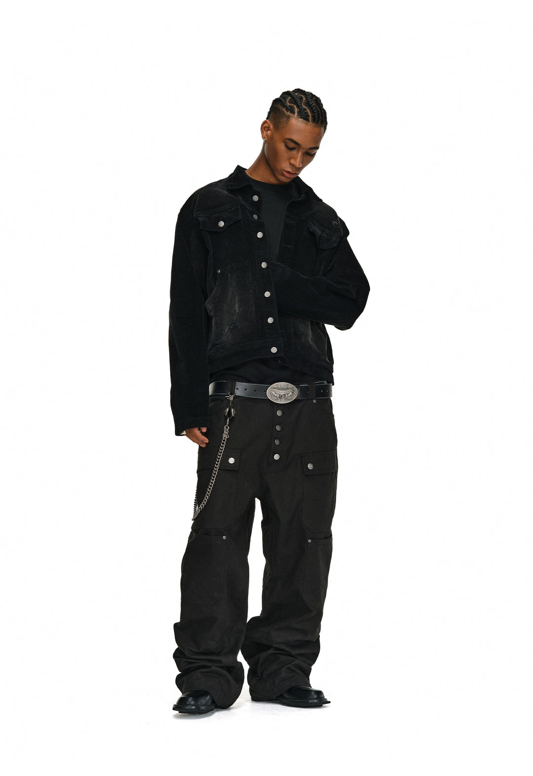 ANTIDOTE Multi Pocket Canvas Utility Jeans | Face 3 Face