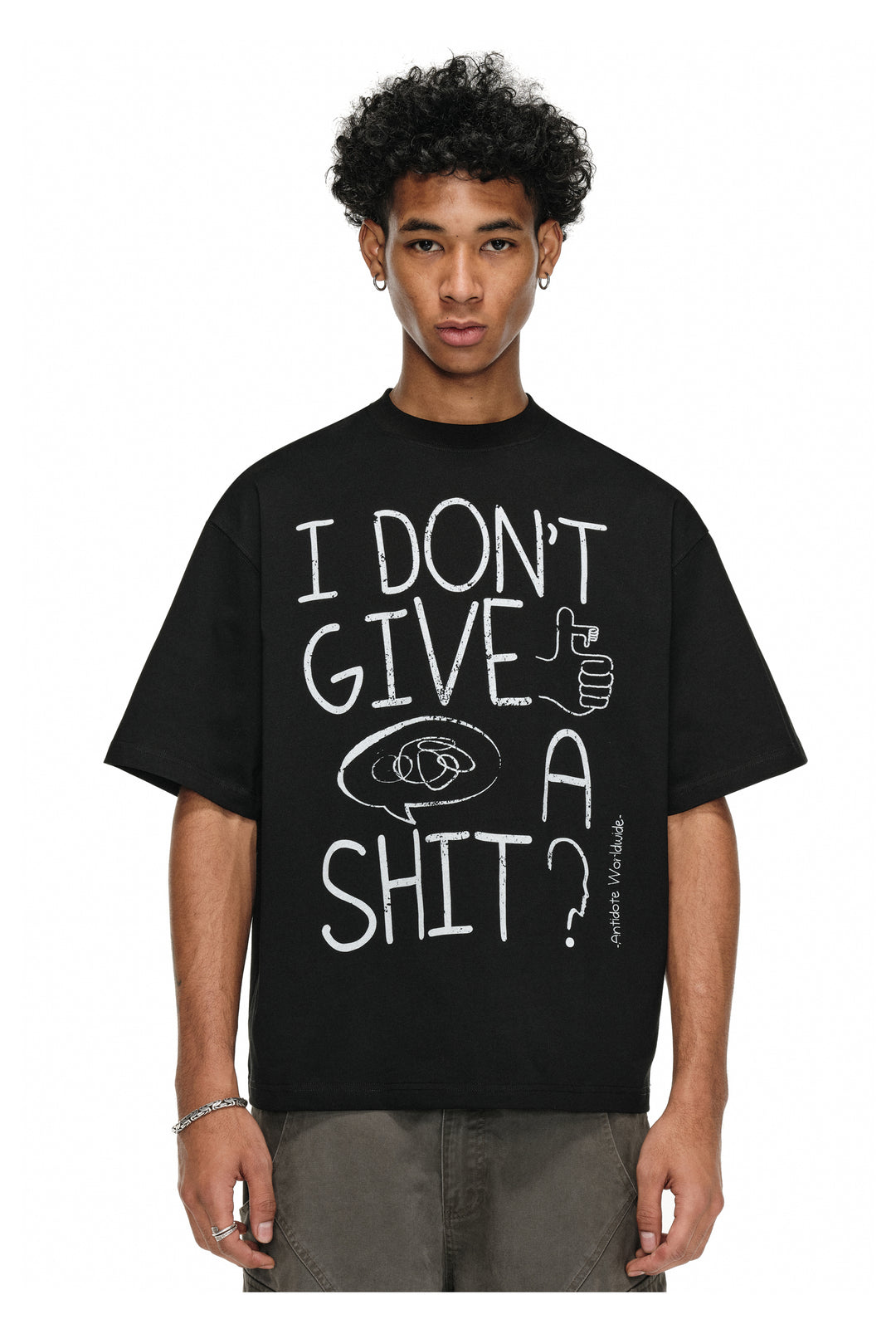 ANTIDOTE Graffiti Typography Printed Tee | Face 3 Face