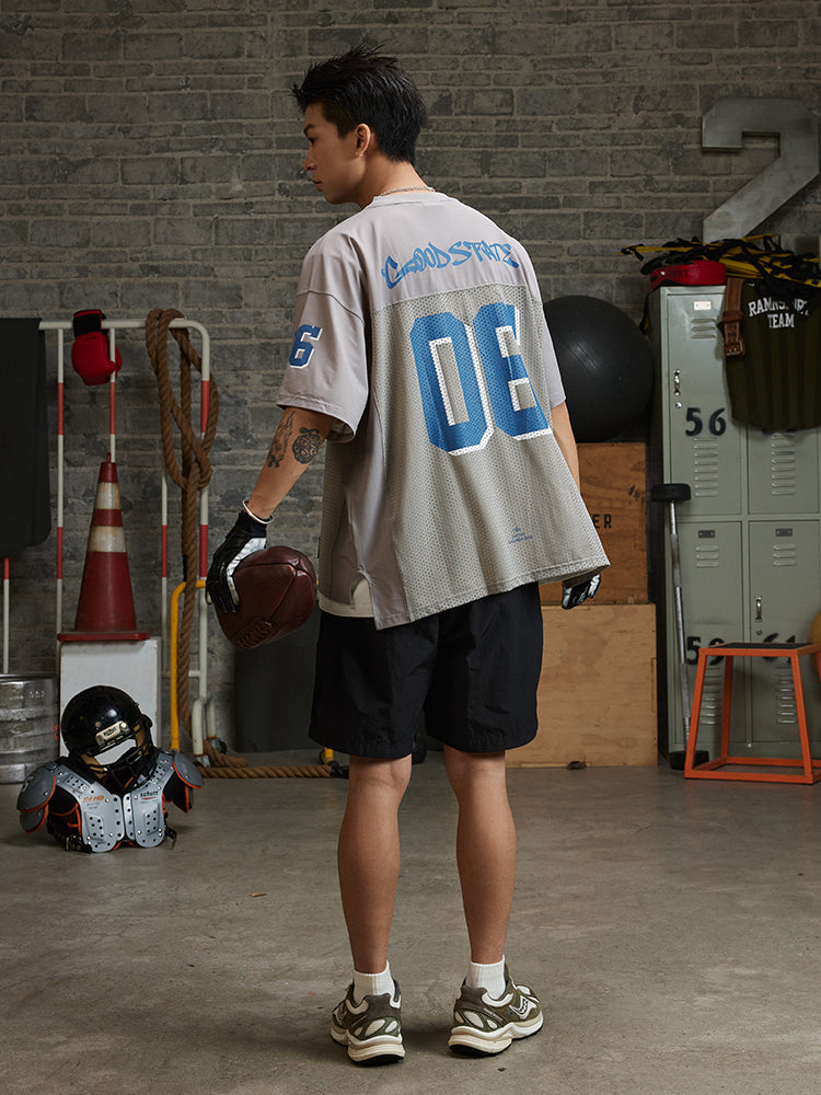 REAIMNESS Mesh Graffiti Rugby Jersey | Face 3 Face