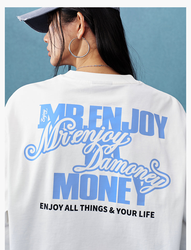 MEDM Basic M Logo Printed Long Sleeve Tee | Face 3 Face