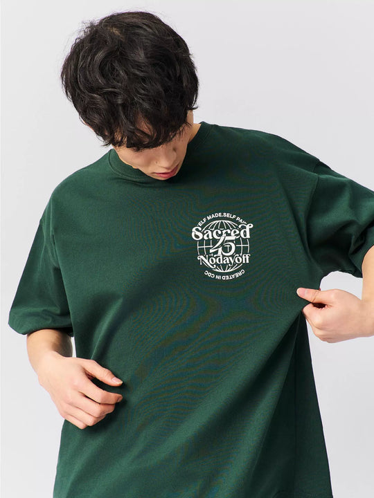 S45 New Earth Logo Printed Tee | Face 3 Face