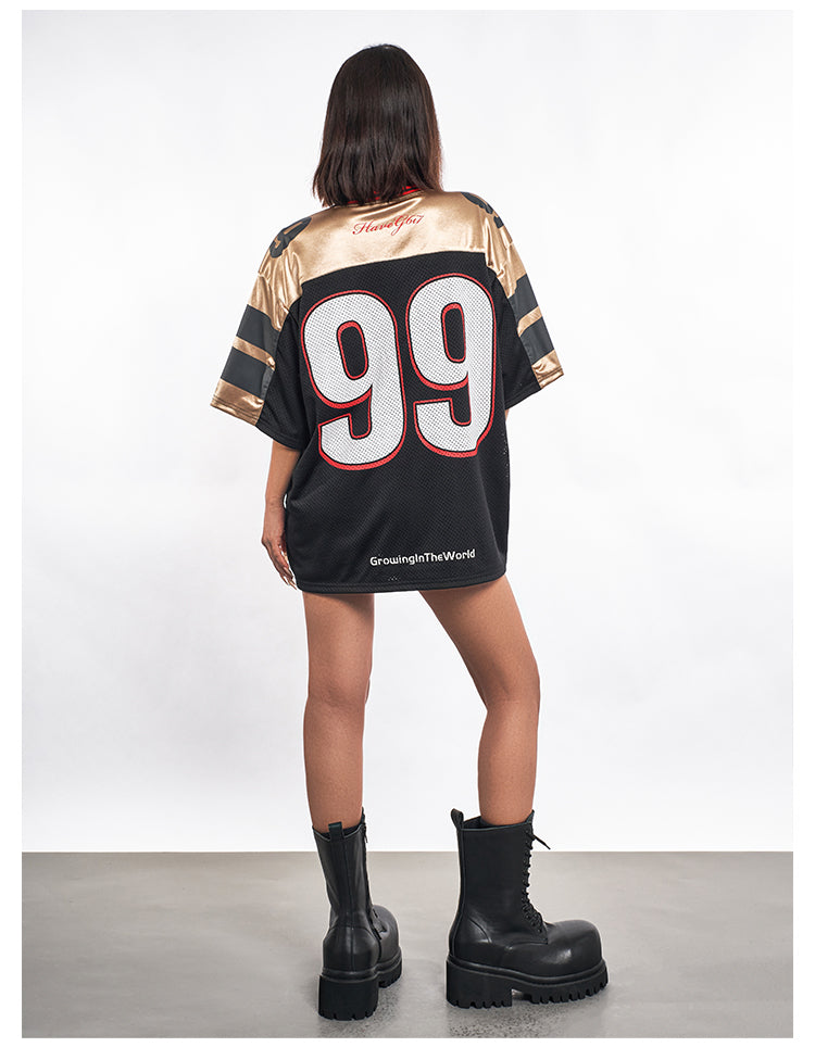 F3F Select Black and Gold 99 Mesh Hockey Jersey | Face 3 Face