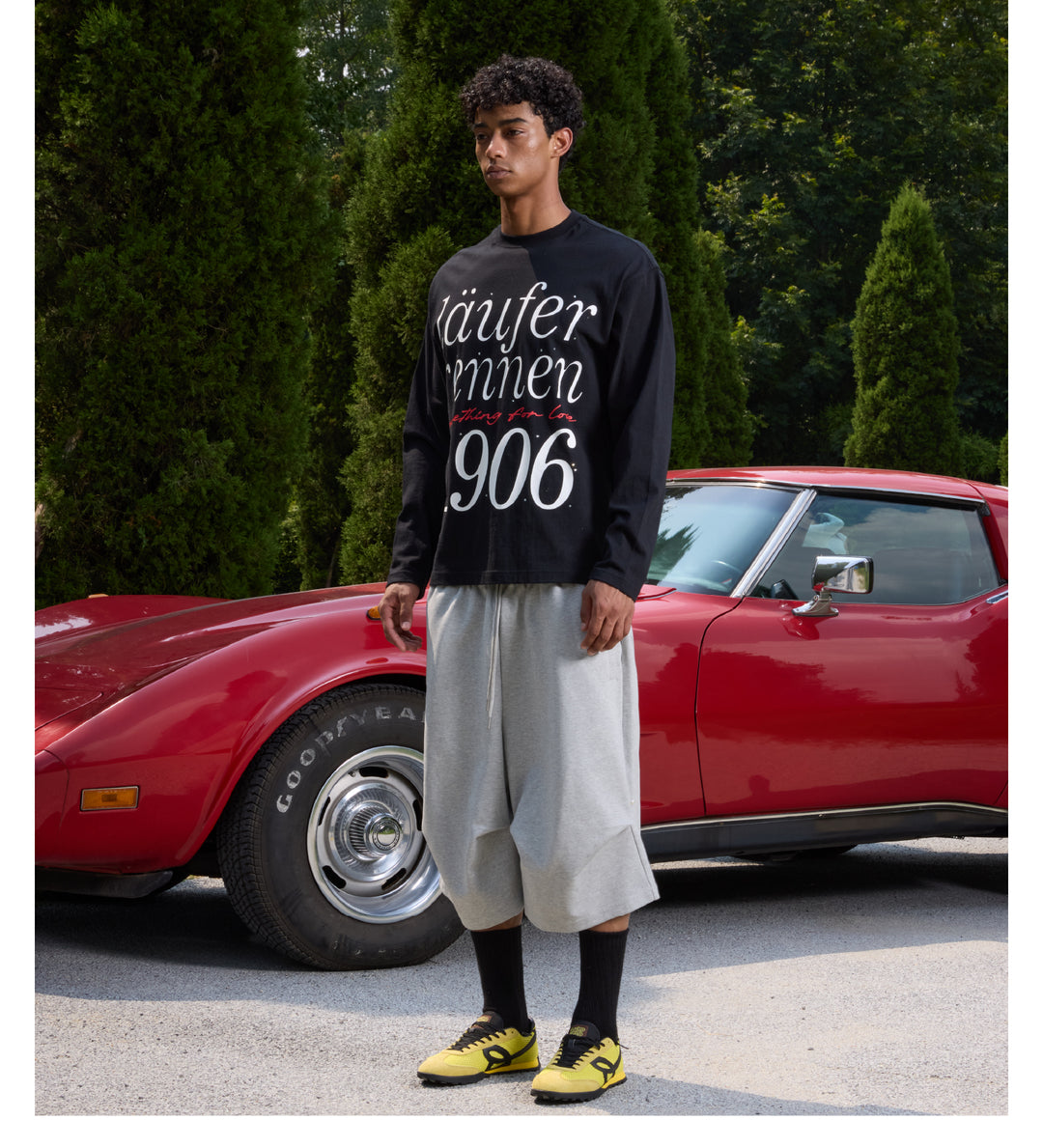 S45 Runner Print Long Sleeve Tee | Face 3 Face