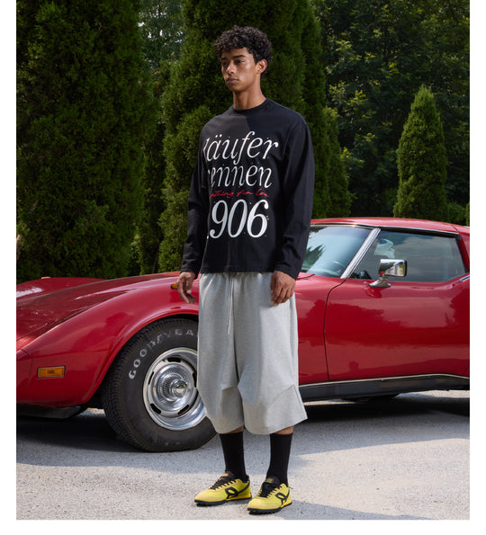 S45 Runner Print Long Sleeve Tee | Face 3 Face