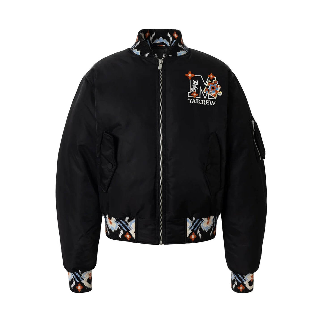 YADcrew x MEDM Ethnic Ribbed MA-1 Bomber Jacket | Face 3 Face