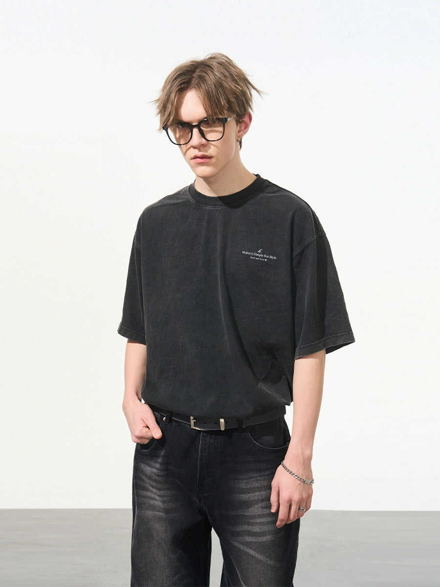 Harsh and Cruel Washed Heavy Logo Tee