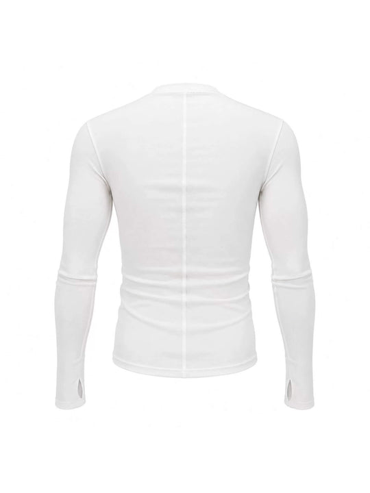 KARMANISTIC Big Logo Print Stretch Slim Fit Long Sleeve Tee | Face 3 Face