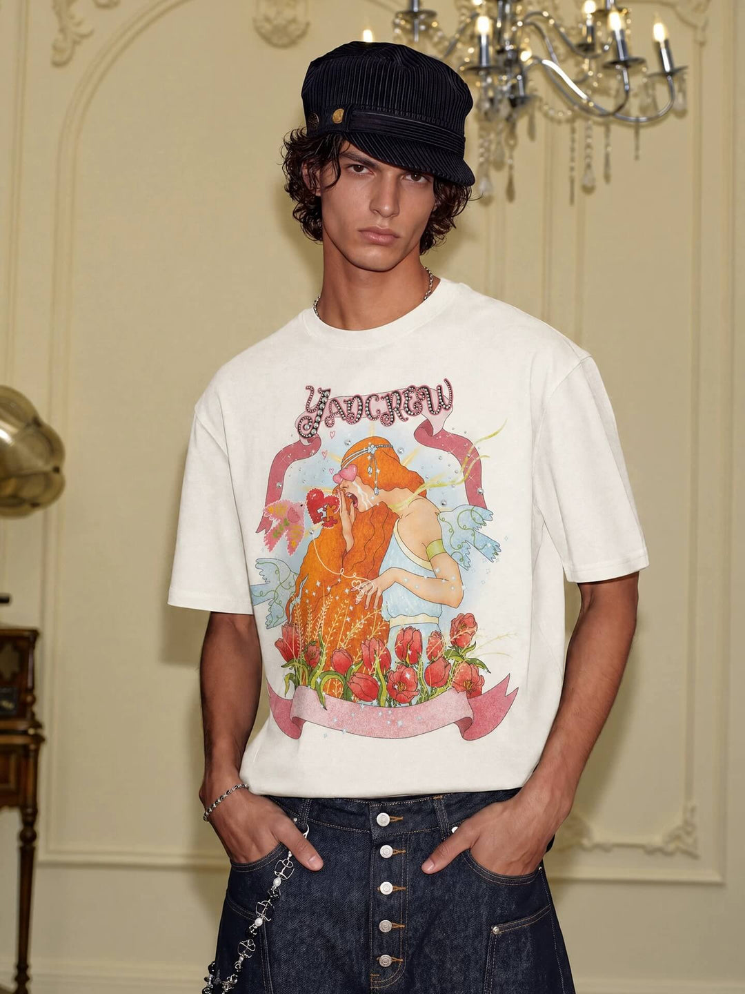 YADcrew Love Bird Print Rhinestone Tee | Face 3 Face