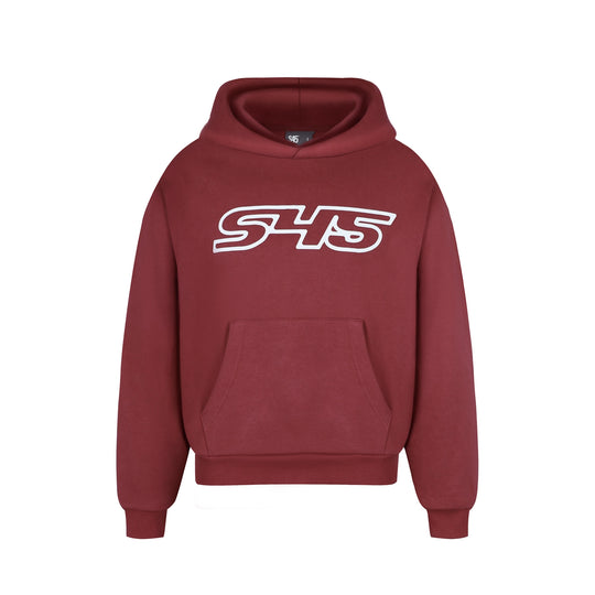 S45 Puff Logo Print Hoodie | Face 3 Face