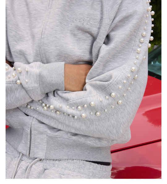 S45 Pearl Line Zip Up Hoodie | Face 3 Face