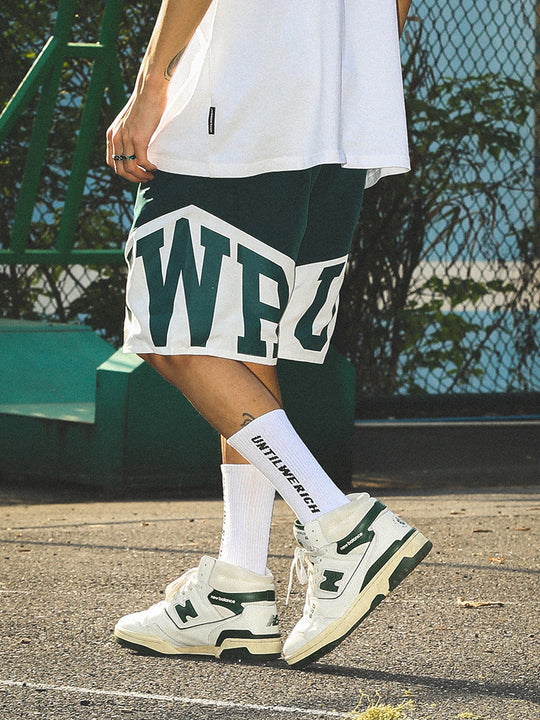 UNTILWERICH UWR Printed Basketball Shorts | Face 3 Face