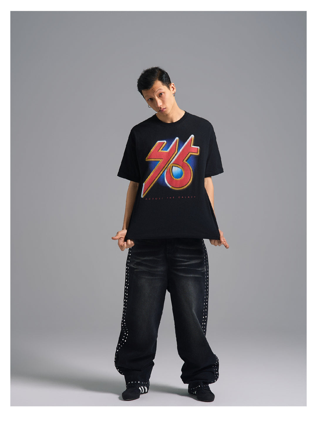 S45 Battle Metal Digital Logo Print Tee | Face 3 Face