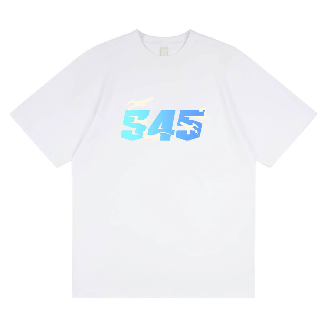 S45 Airplane Gradient Logo Tee | Face 3 Face