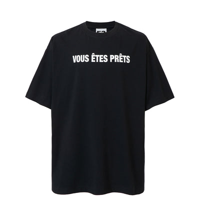 F2CE Basic Slogan Letter Printed Quick Dry Tee