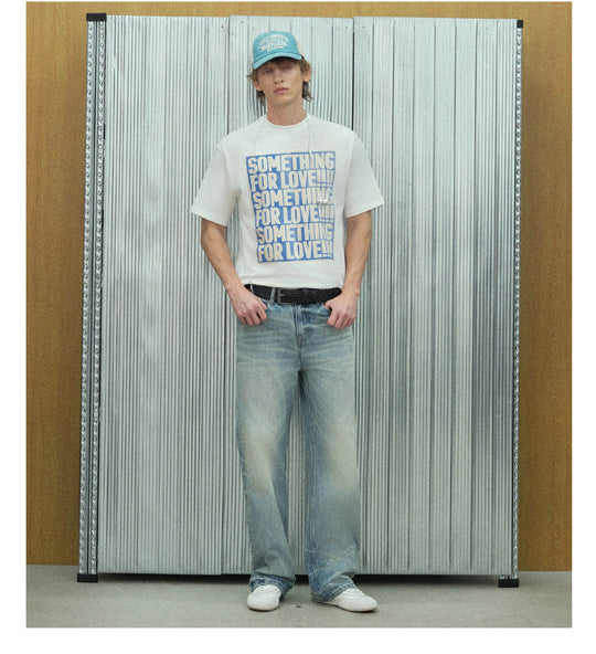 S45 Slogan Poster Print Short Sleeve Tee