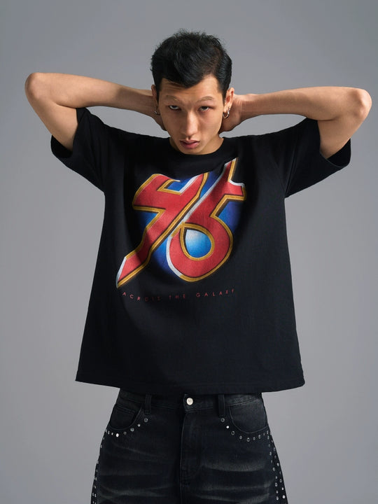 S45 Battle Metal Digital Logo Print Tee | Face 3 Face