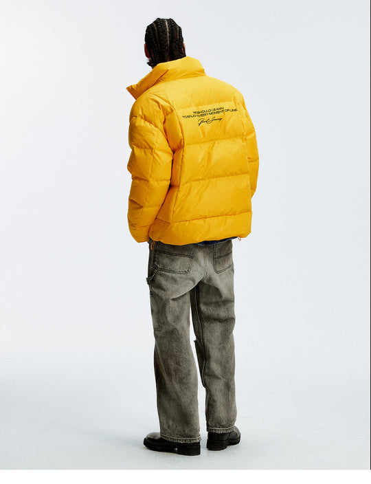 MEDM Honeycomb Pattern Down Jacket | Face 3 Face