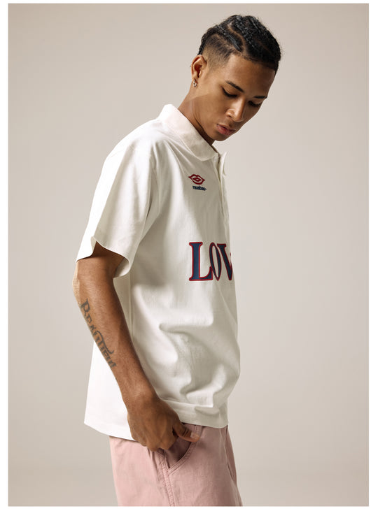 Remedy LOVING Foam Print Polo Shirt | Face 3 Face