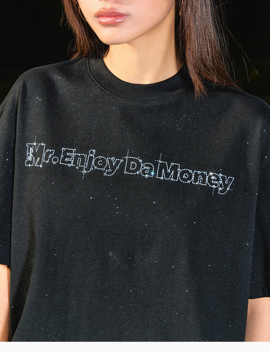 MEDM Starry Sky Rhinestone Print Tee | Face 3 Face