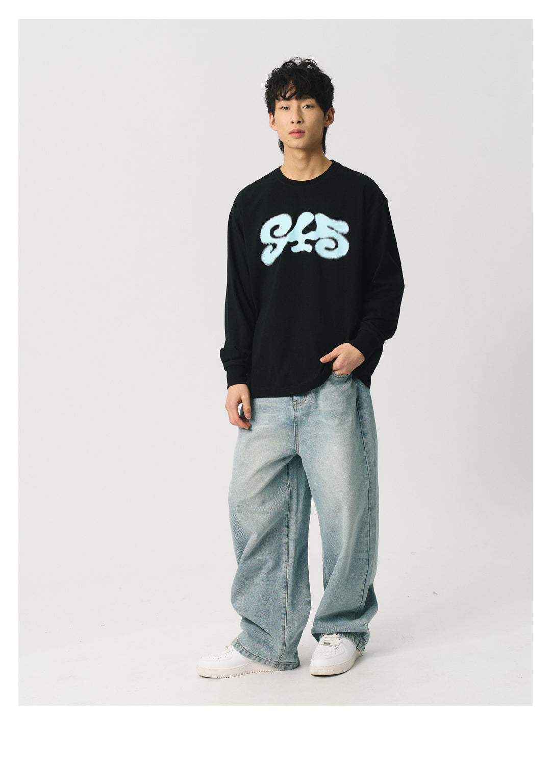 S45 Multicolor Balloon Baggy Jeans | Face 3 Face