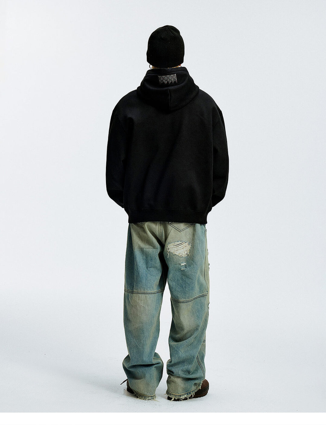 MEDM Ethnic Patchwork Hoodie | Face 3 Face