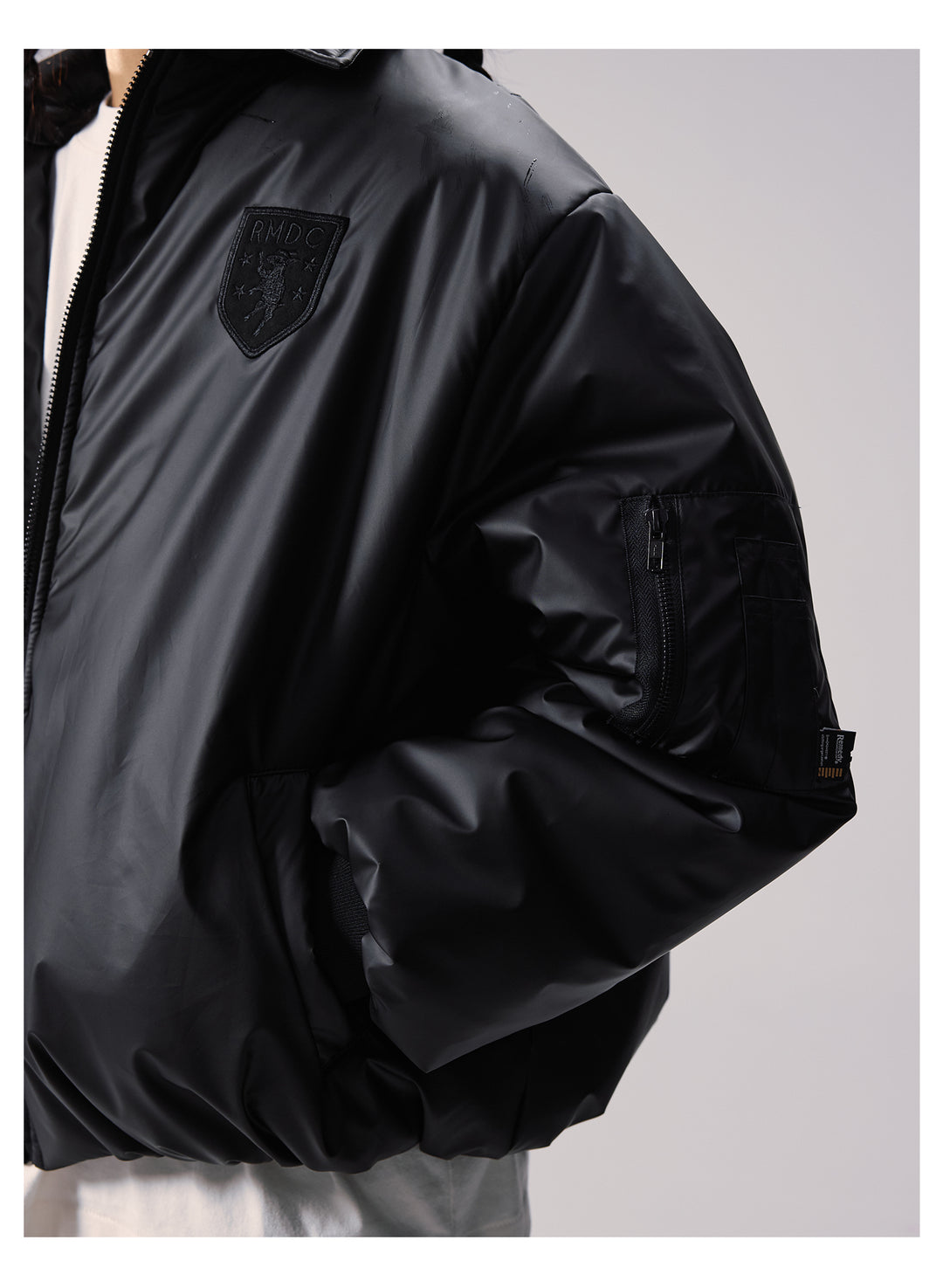 Remedy Number Patch Embroidered MA-1 Bomber Jacket | Face 3 Face