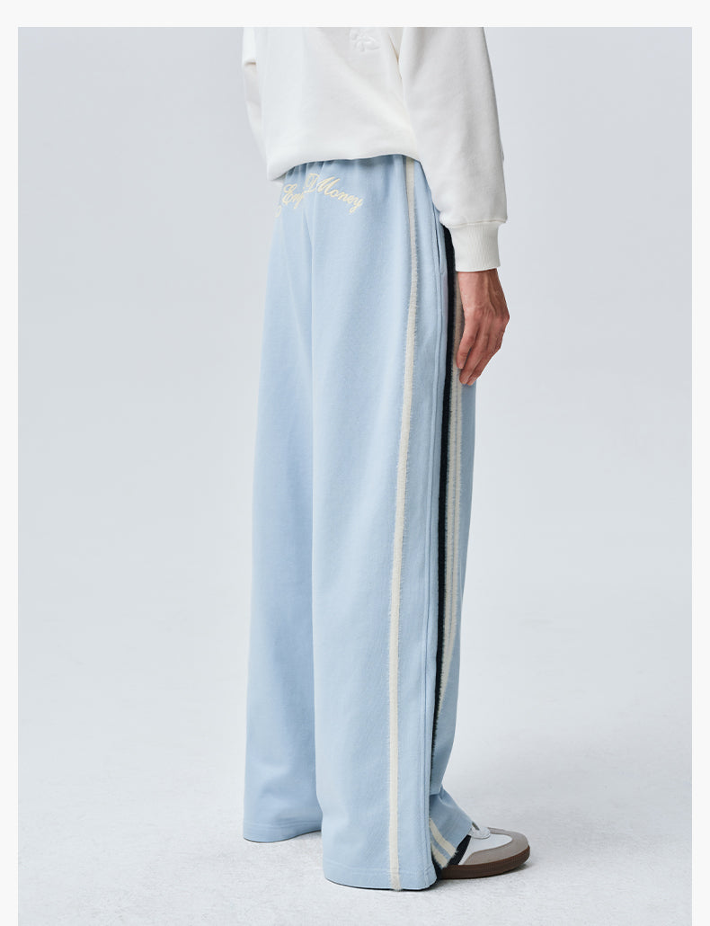 MEDM Side Stripe Four-Bar Drawstring Baggy Sweatpants | Face 3 Face