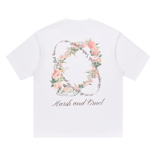 Harsh and Cruel Roses Ring Printed Tee