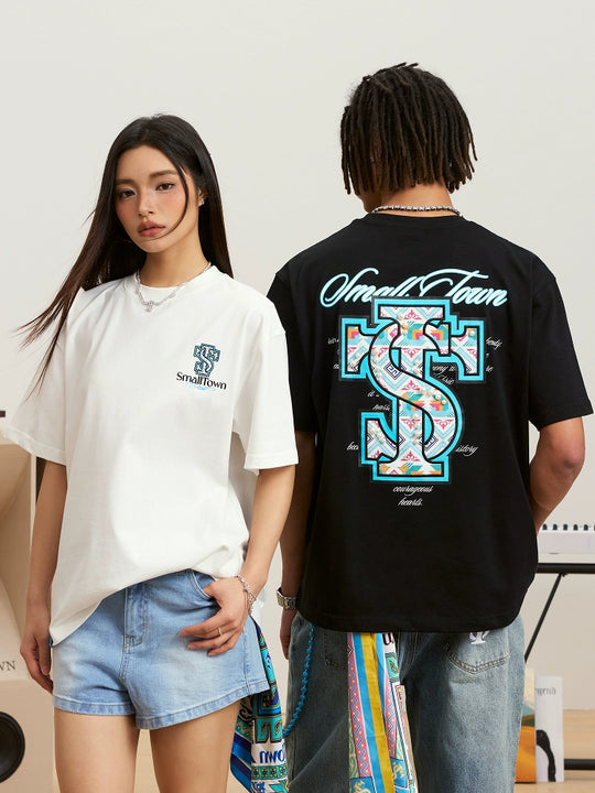 Small Town Kid Pearl Ethnic ST Logo Patch Tee | Face 3 Face