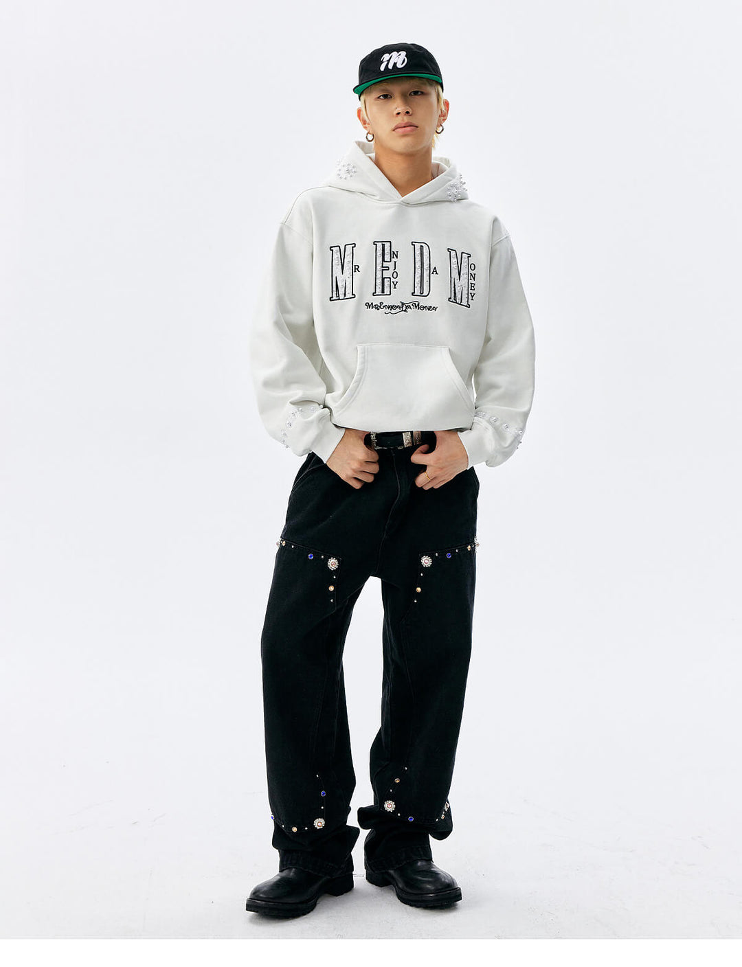 MEDM Pearl Patch Hoodie | Face 3 Face