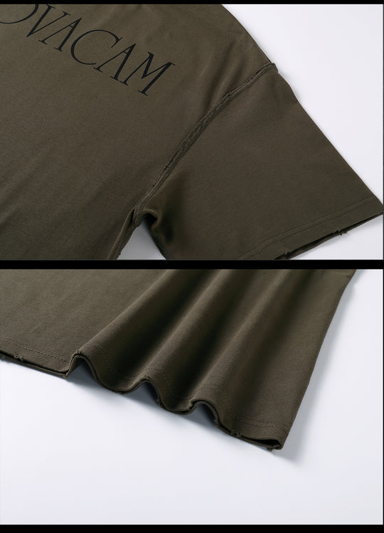 NOVACAM Simple Logo Ground Edge Backstitch Tee | Face 3 Face