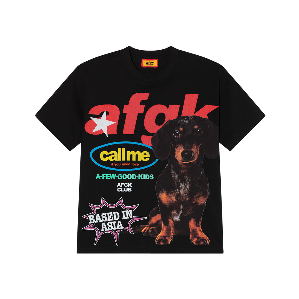AFGK Dachshund Digital Print Tee | Face 3 Face