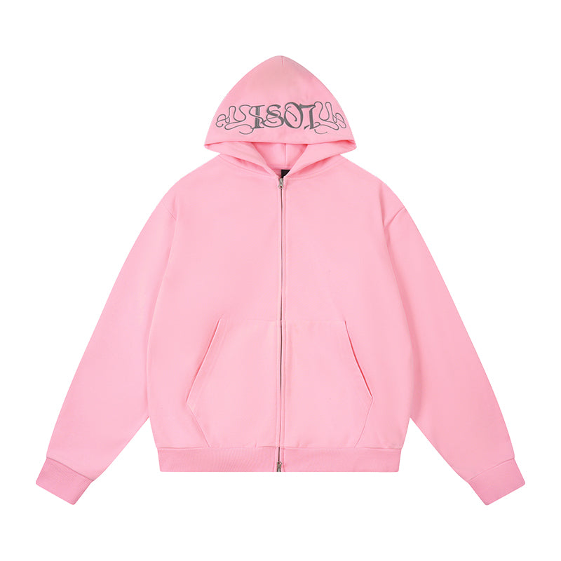 1807 Hood Embroidered Zip Up Hoodie | Face 3 Face