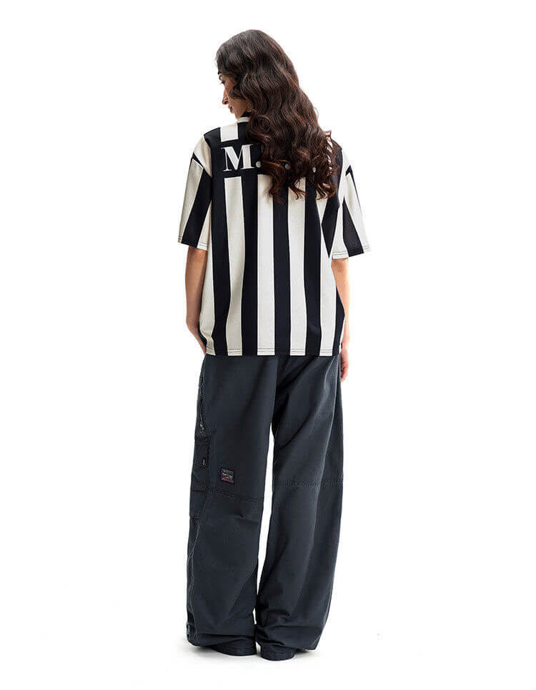 F3F Select Striped Polo Collar Short Sleeve Soccer Jersey | Face 3 Face