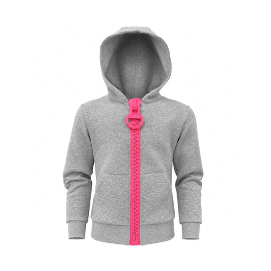 KARMANISTIC Studded Embroidered Oversized Zip Up Hoodie | Face 3 Face