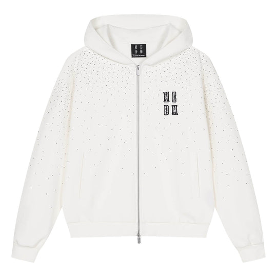MEDM Starry Sky Rhinestone Zip Up Hoodie | Face 3 Face