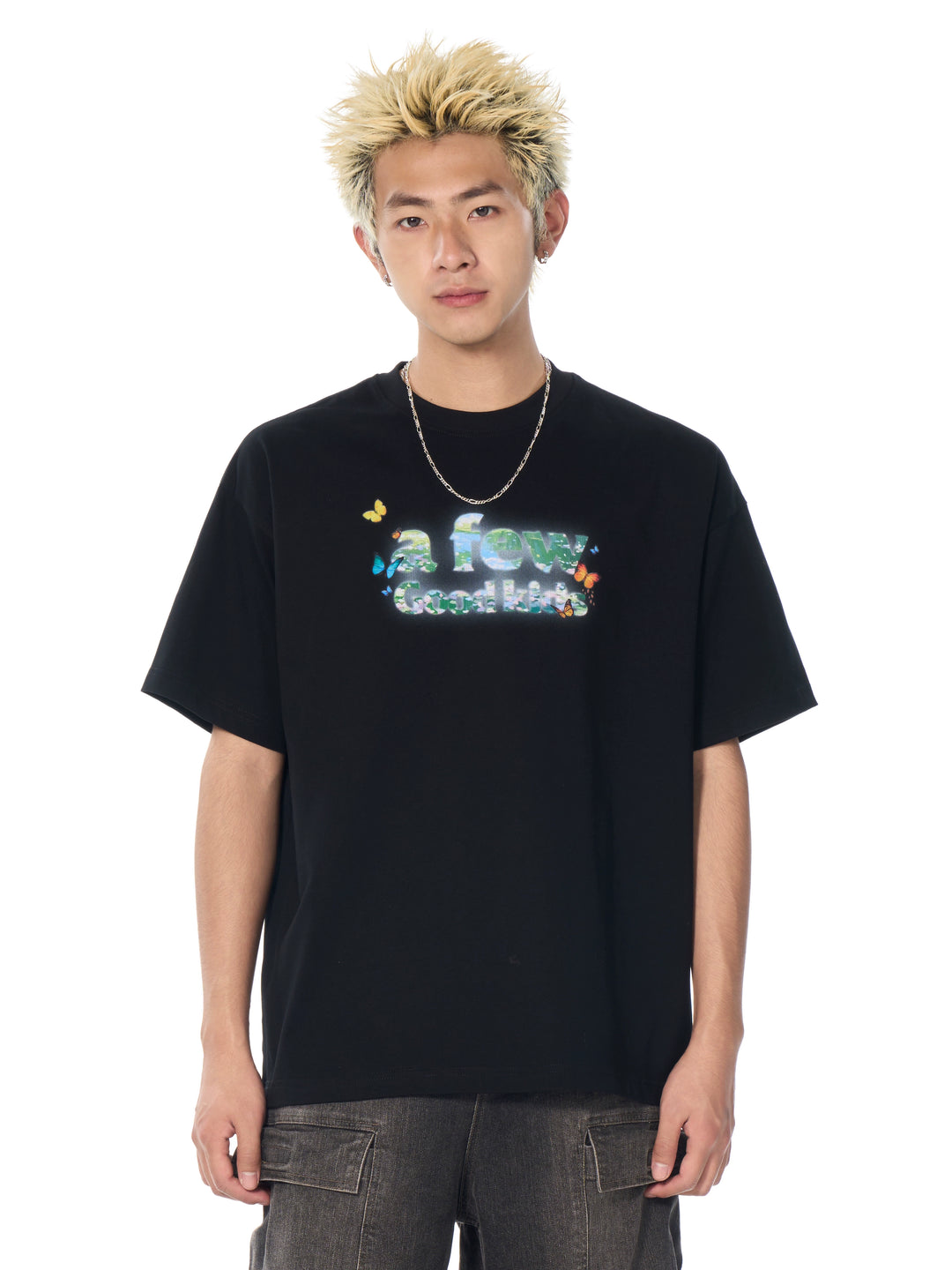 AFGK Floral Butterfly Logo Print Tee | Face 3 Face