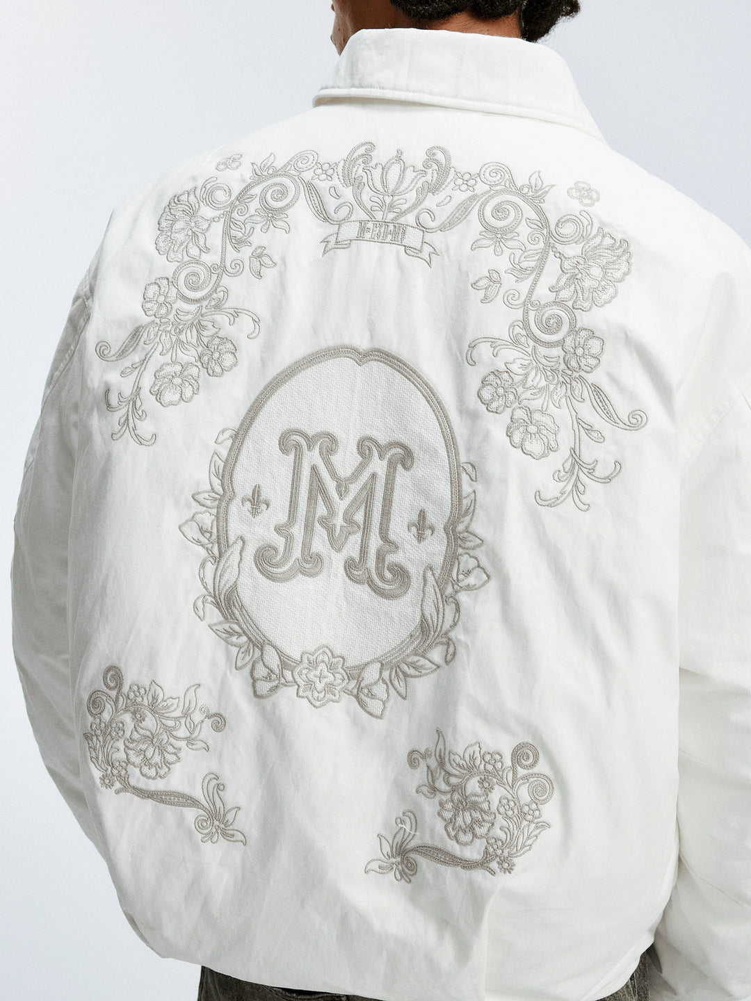 MEDM Floral Embroidered Puffer Jacket | Face 3 Face