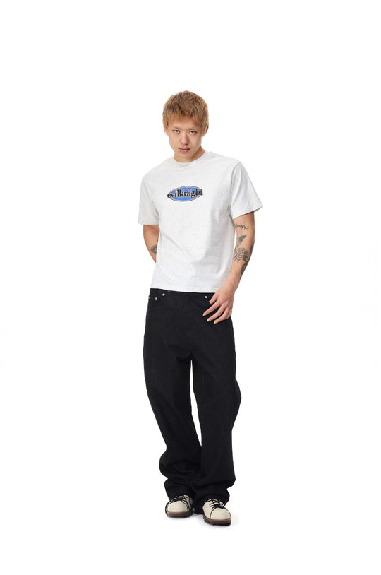 EVILKNIGHT(EK) Emblem Logo Print Short Sleeve Tee | Face 3 Face