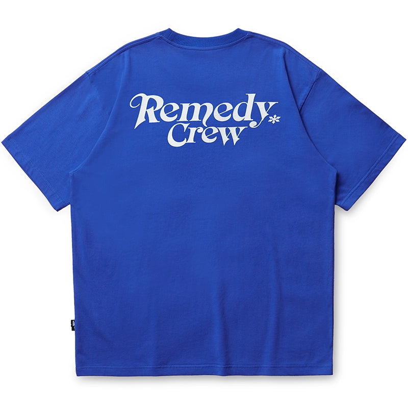 Remedy Gothic Font Logo Print Basic Tee | Face 3 Face
