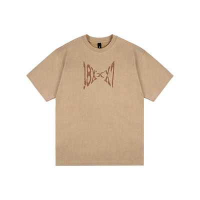 1807 Mirror Print Washed Tee | Face 3 Face