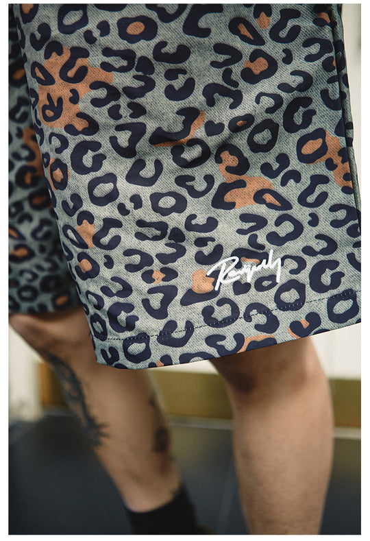 Remedy Animal Print Quick Dry Nylon Shorts | Face 3 Face