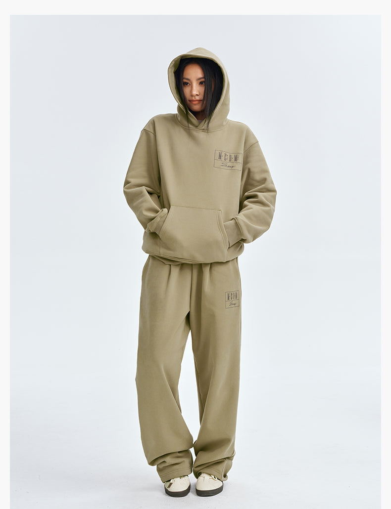 MEDM Embroidered Lettered Logo Hoodie & Sweatpants | Face 3 Face