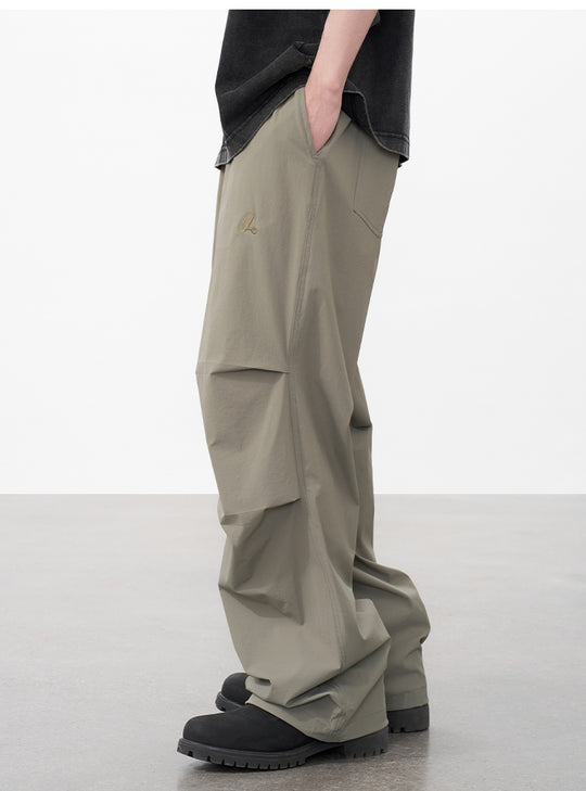 AFGK Nylon Pleated Work Pants | Face 3 Face